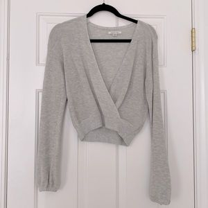 Gray sweater